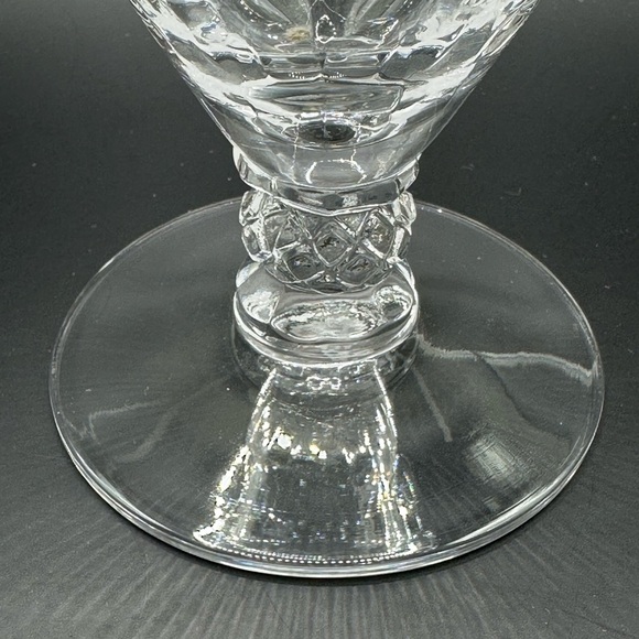 Elegant Fostoria Chintz Etched Glass Tea or Water Goblet - Picture 4 of 6